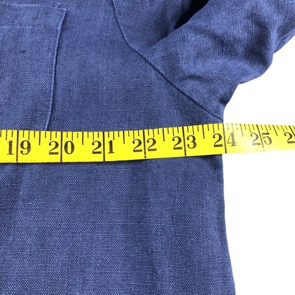 VTG Urban Works Womens Large 100% Linen Button Up Jacket w/ Pockets, Langelook - Picture 5 of 8